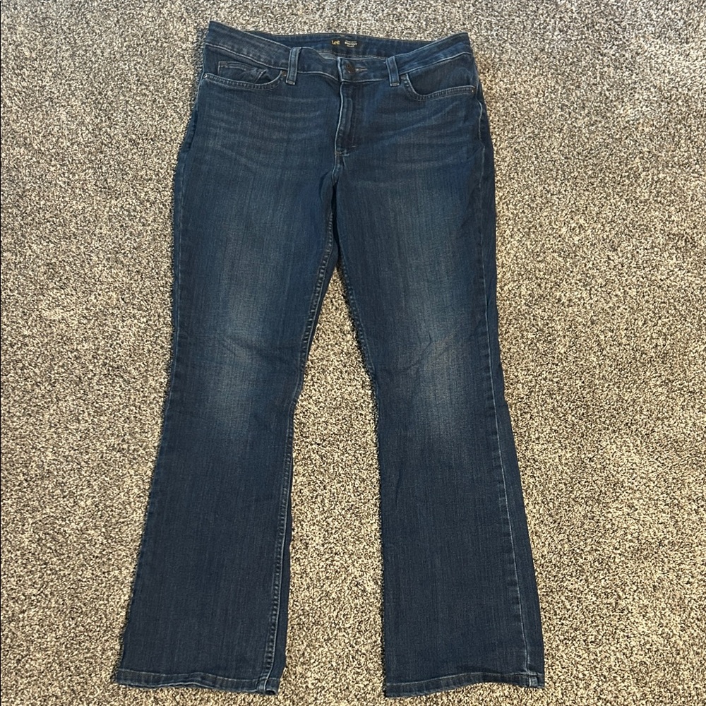 Lee Dark Blue Women's Flare Jeans